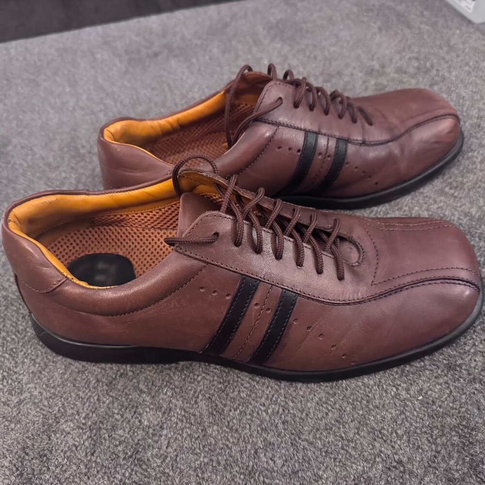 Nunn Bush NXXT Mens Brown Leather Lace Up Shoes Size 9.5 - Picture 2 of 5